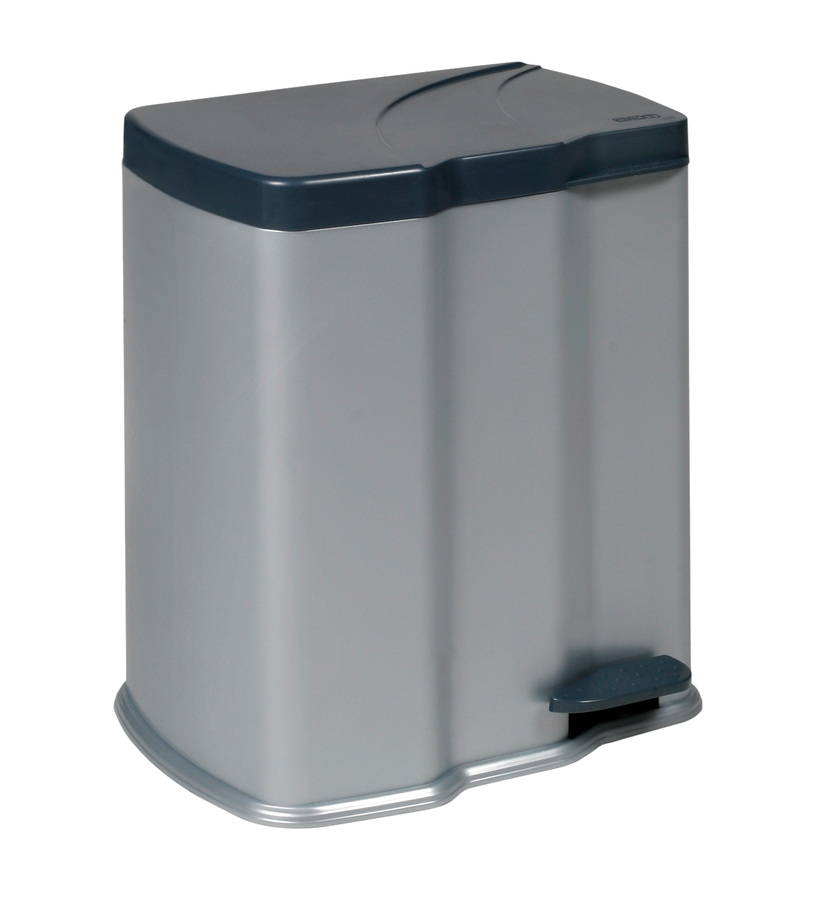 Treteimer Gunnar 7 L + 15 L light silver