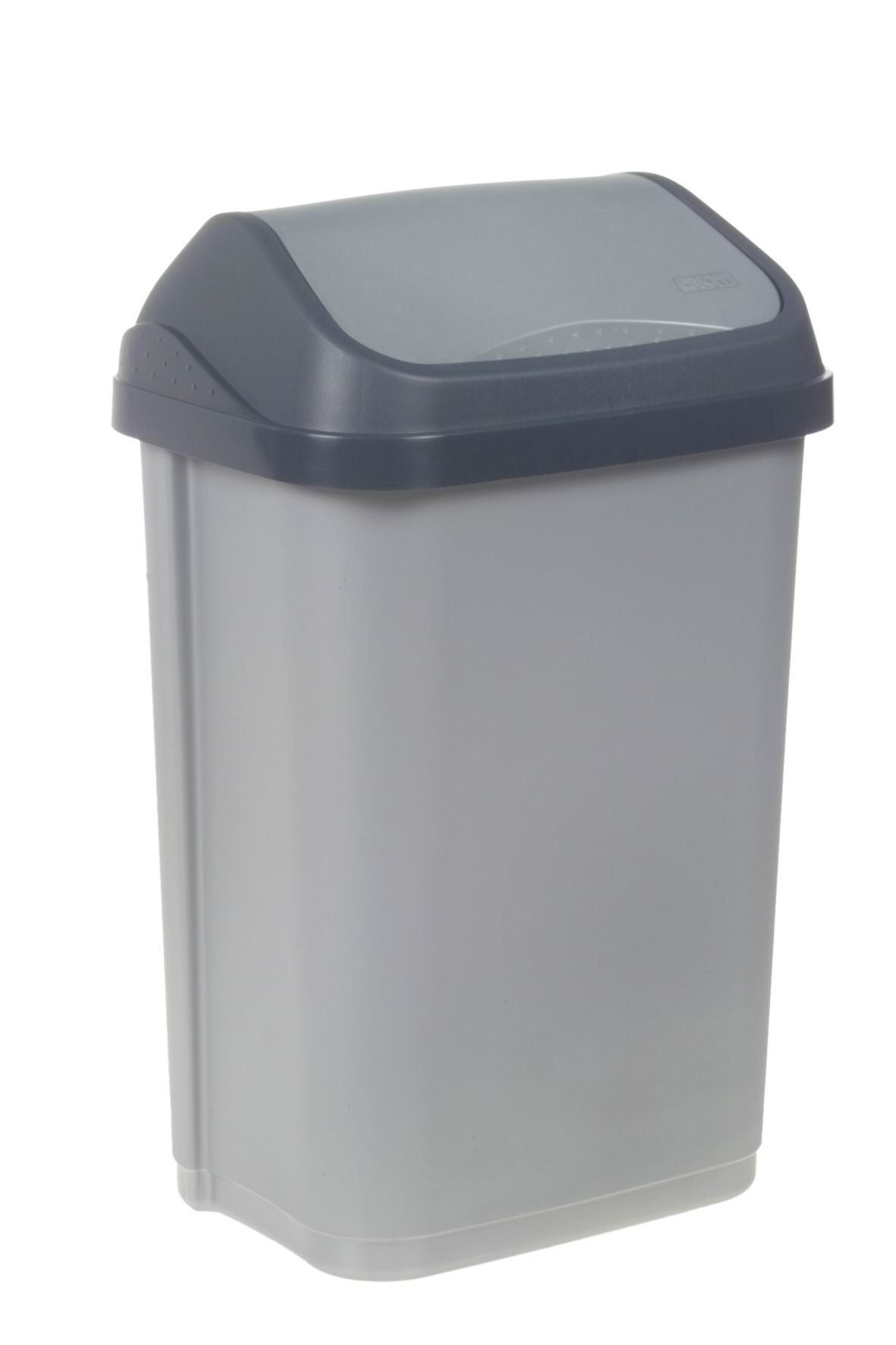 Swing Bin 25L, PP, 25,5x33,5x53,5cm, silb./anthr.