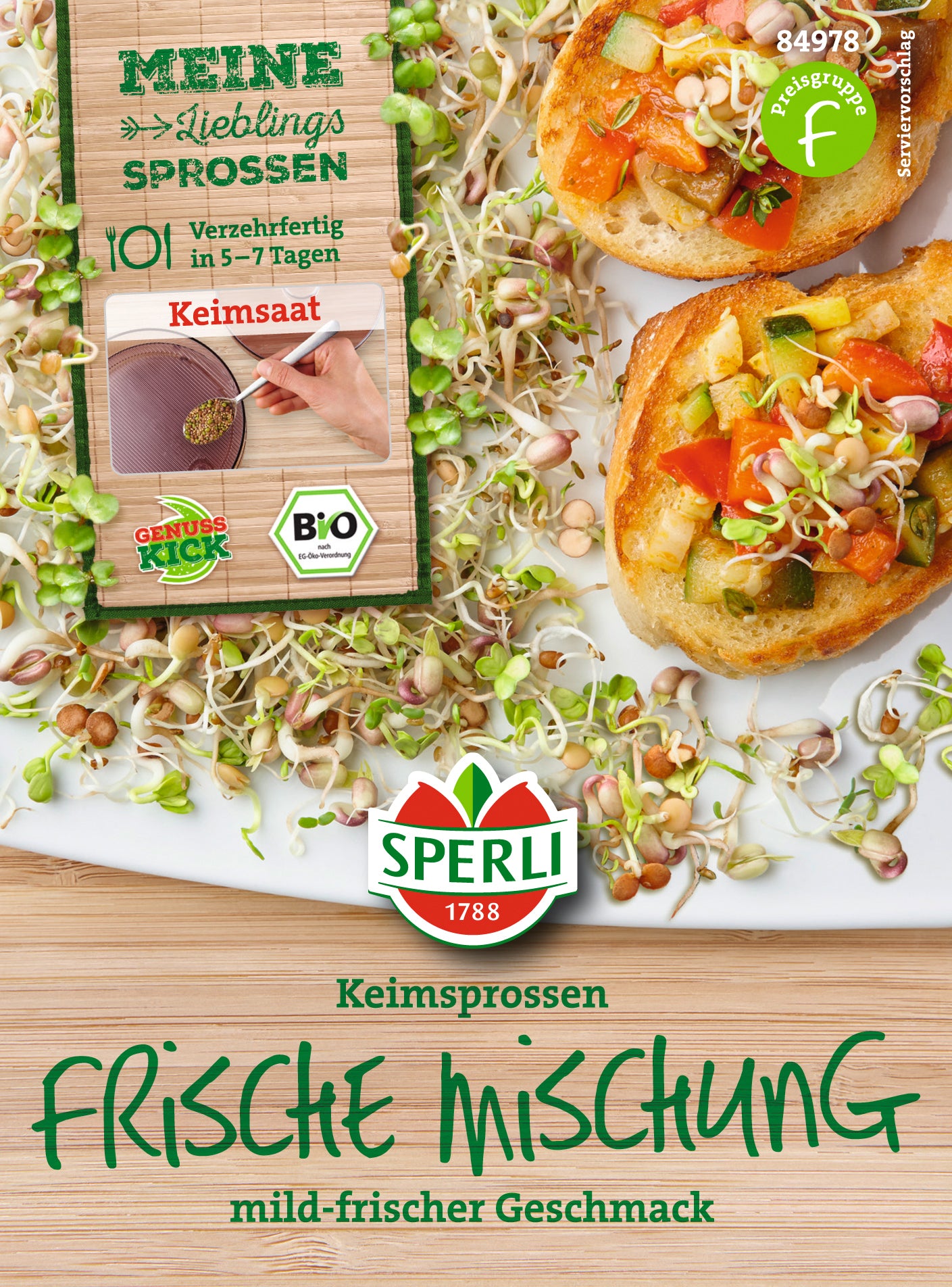 BIO Keimsprossen Frische Mischung