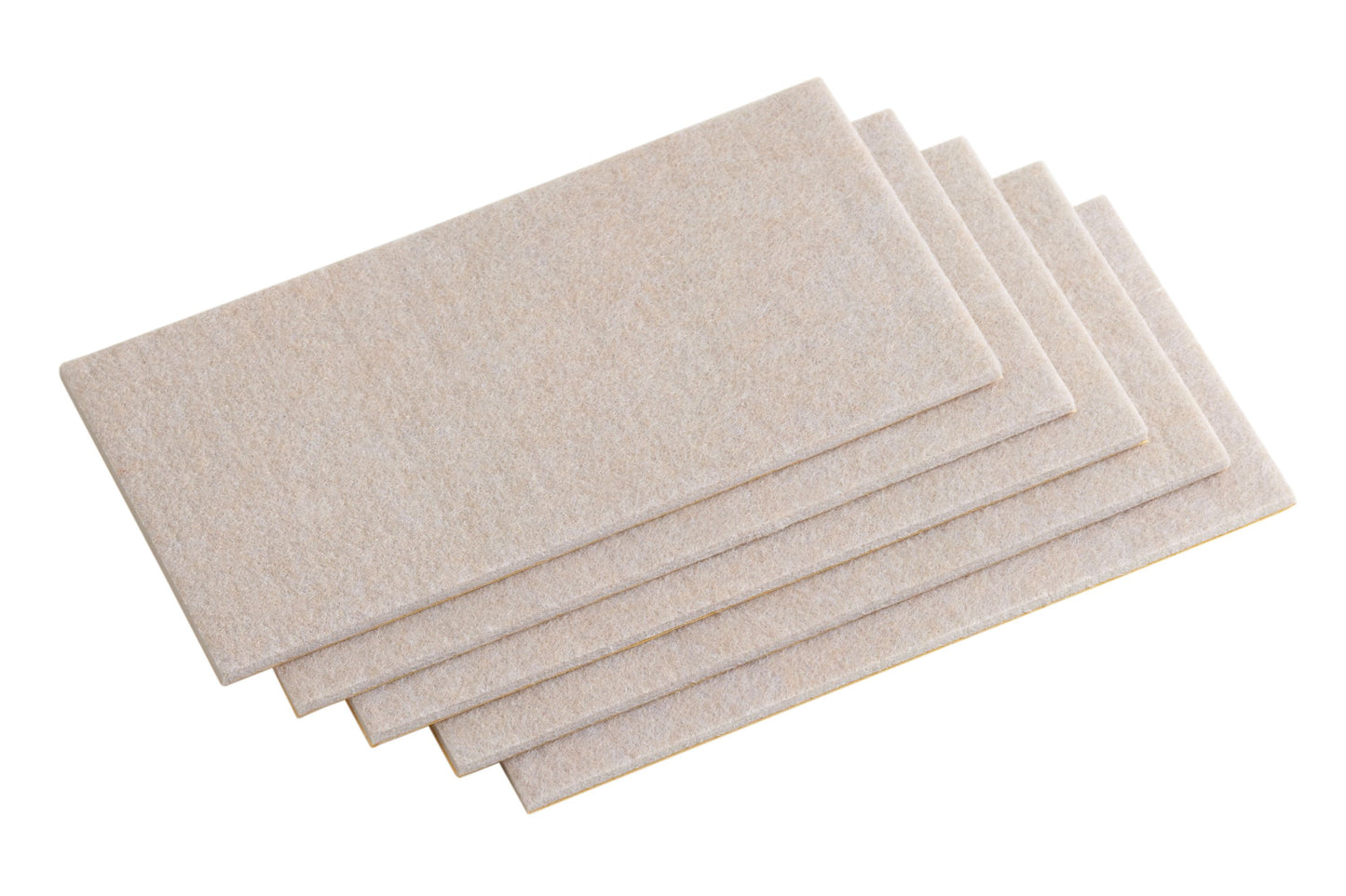 Filzzuschnitt 100x200 mm, beige, 5 St.