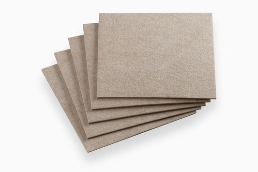 Filzzuschnitt 200x200mm, beige, 5 St.