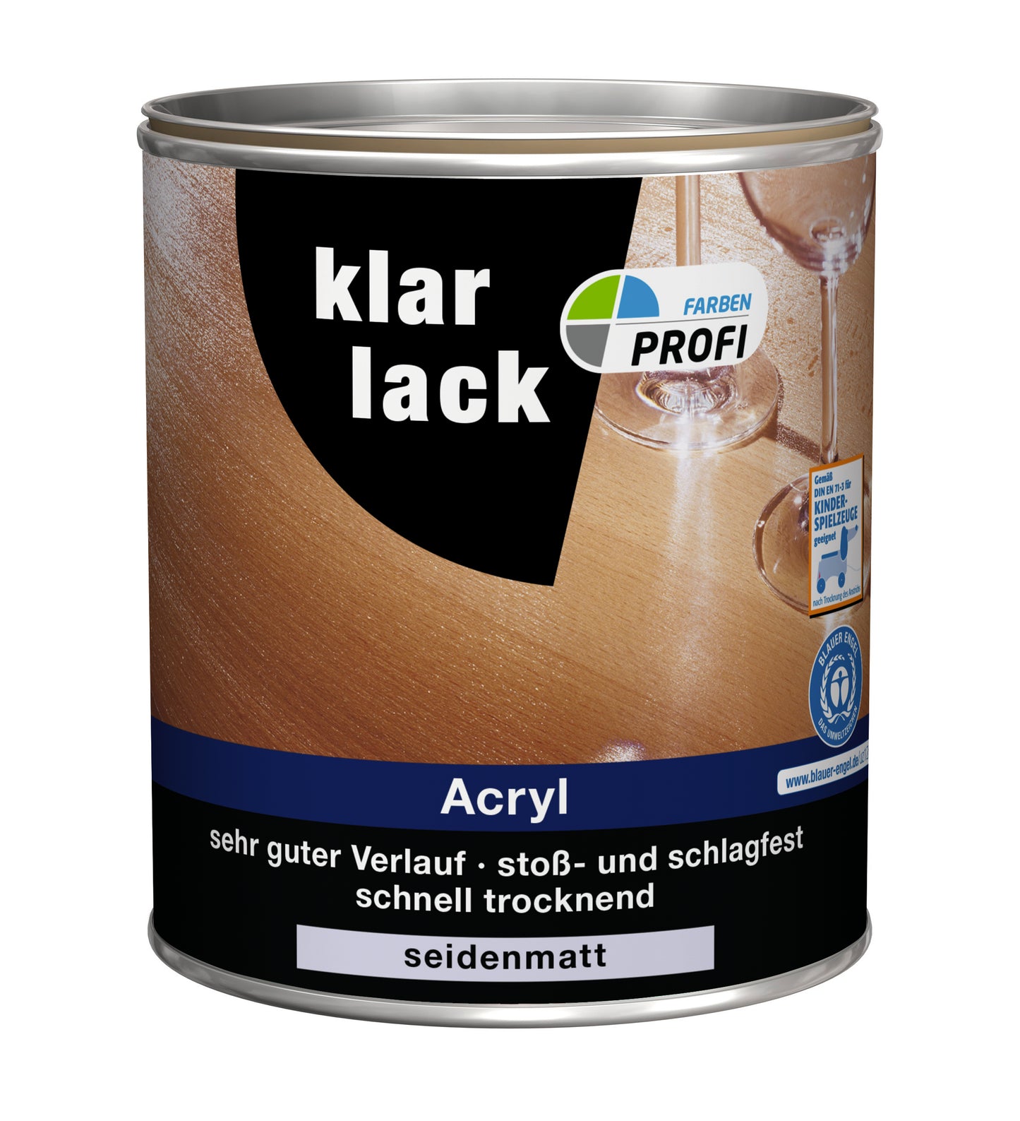 Klarlack seidenmatt 375 ml