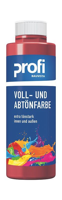 PROFI Voll- und Abtönfarbe 500 ml Rot