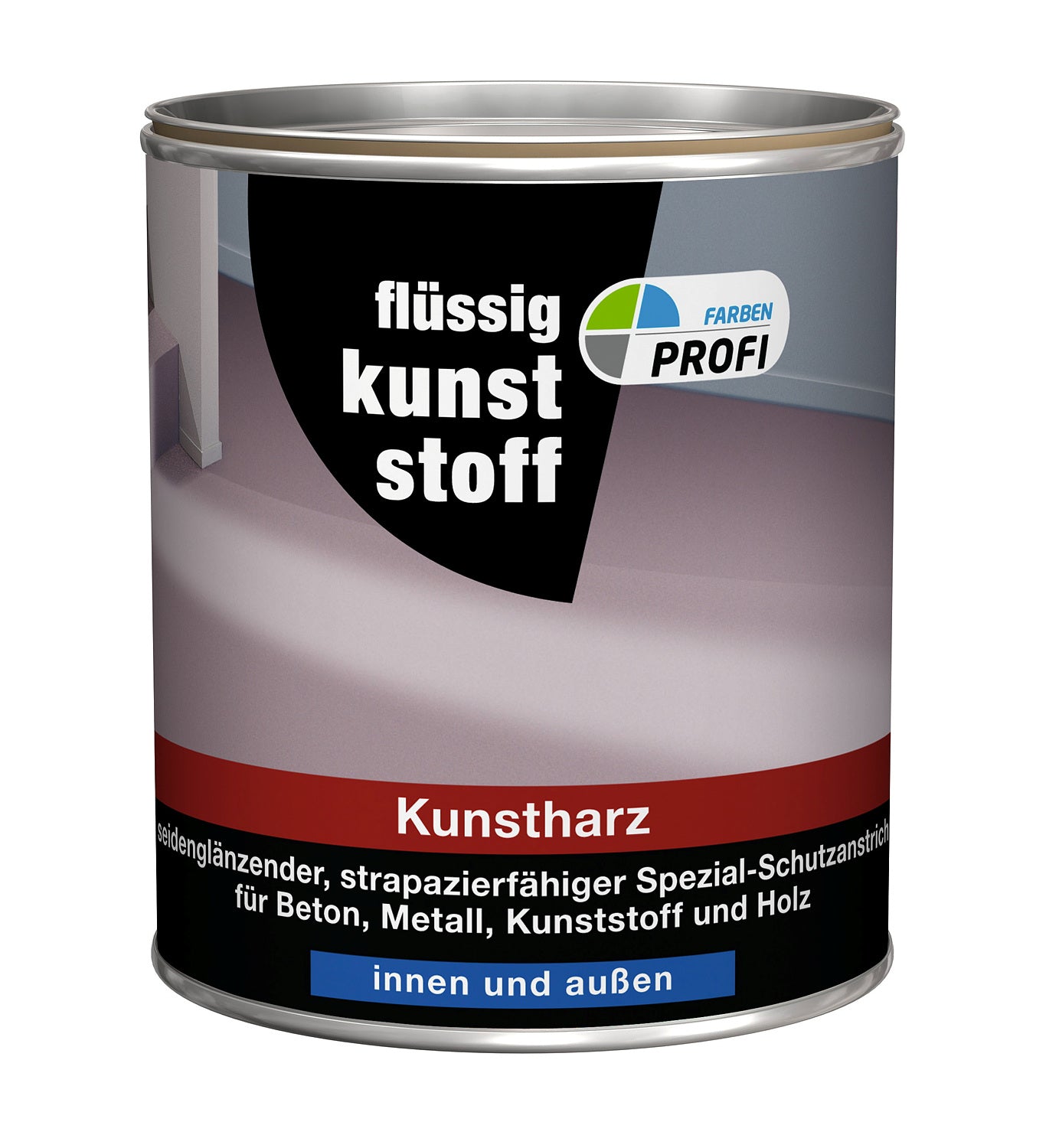 Flüssigkunststoff 750 ml silbergrau