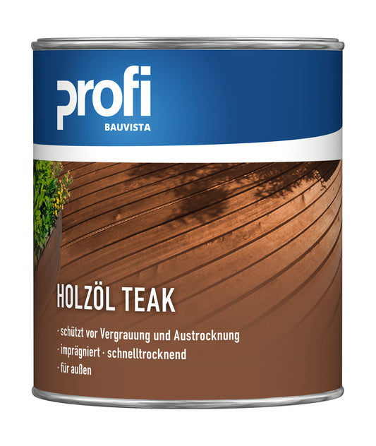 PROFI Holzöl Teak 2,5 L