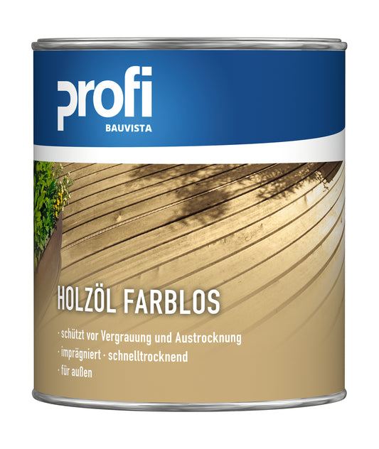 PROFI Holzöl Farblos 2,5 L