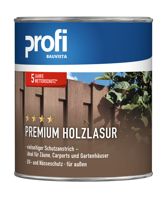 Premium Holzlasur Nußbaum 750 ml 
