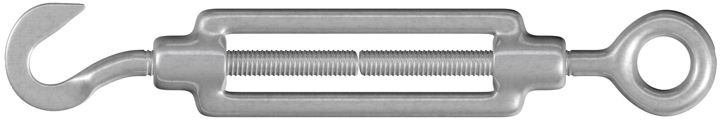 Spannschloss mit Haken und Öse (SB-Box) 110 mm, M-8 verzinkt