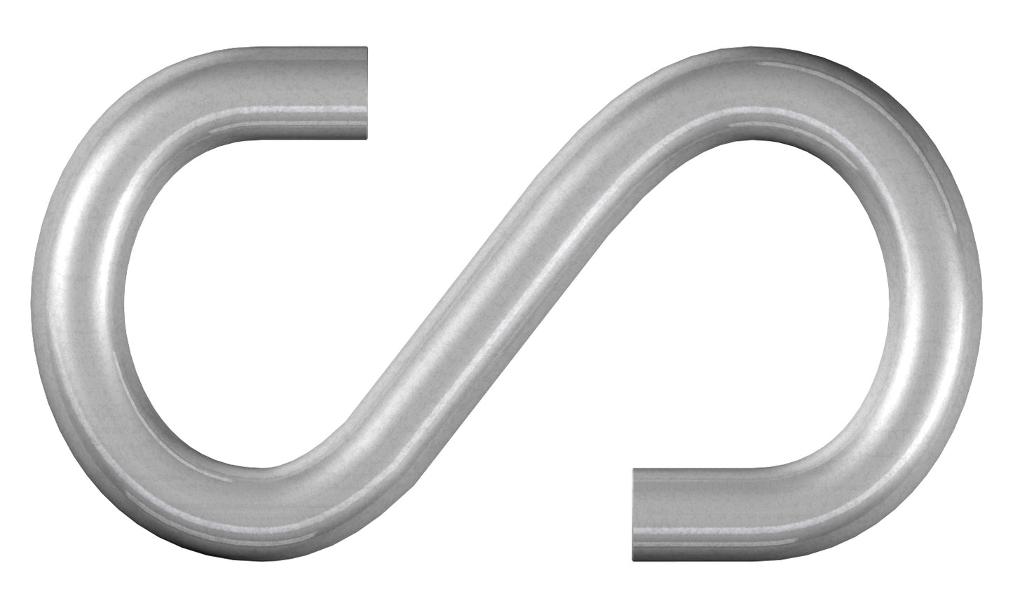 S-Haken 8mm, Stahl