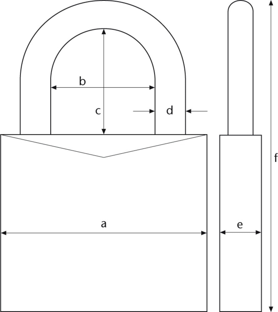 Zahlen-Kombinationsschloss 155/30 SB/F