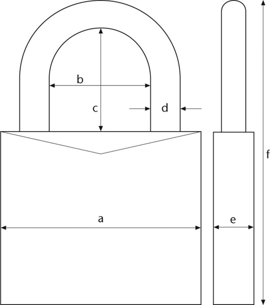 Abus Vorhängeschloss 145/20