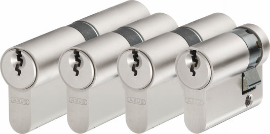 ABUS Profilzylinder-Set 30/30 4-Stück | 5 Schlüssel E20NP