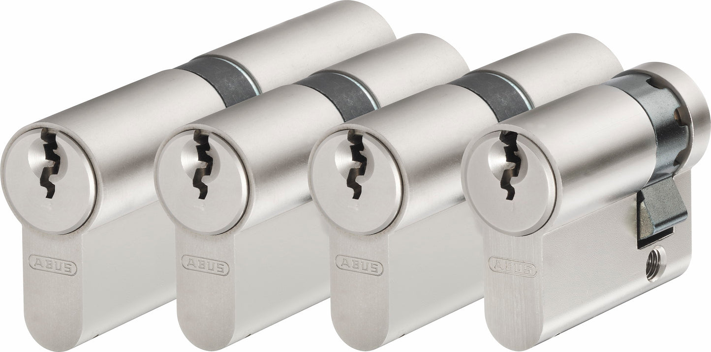 ABUS Profilzylinder-Set 30/30 4-Stück | 5 Schlüssel E20NP