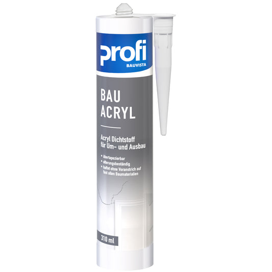 PROFI Bau Acryl 310 ml Weiss