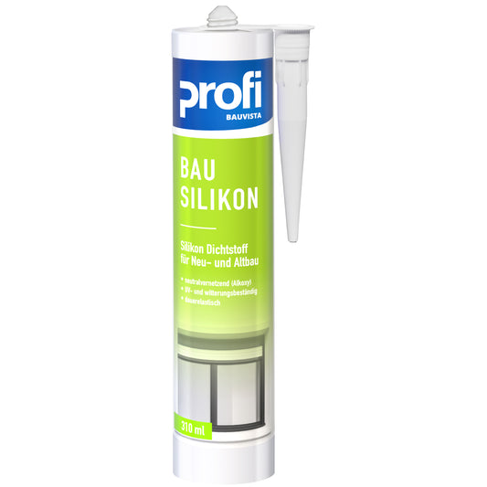 PROFI Bau Silikon 310 ml Transparent