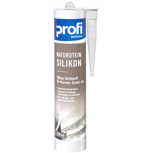 PROFI NatursteinSilikon 310 ml, Weiss