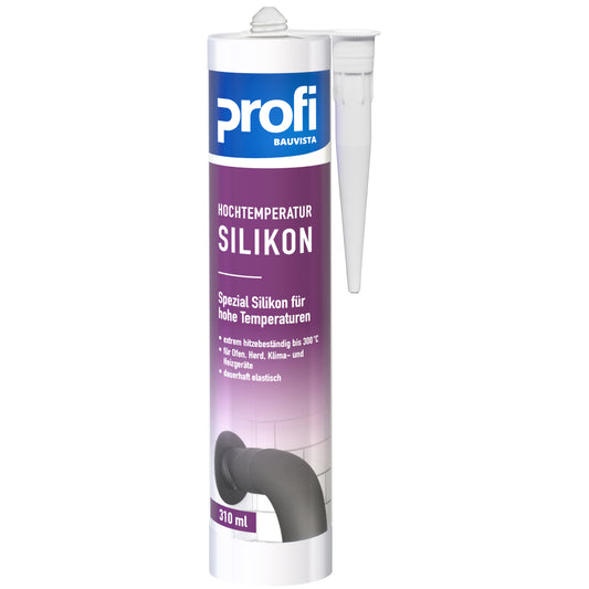 PROFI HochtemperaturSilikon 310 ml, Schwarz