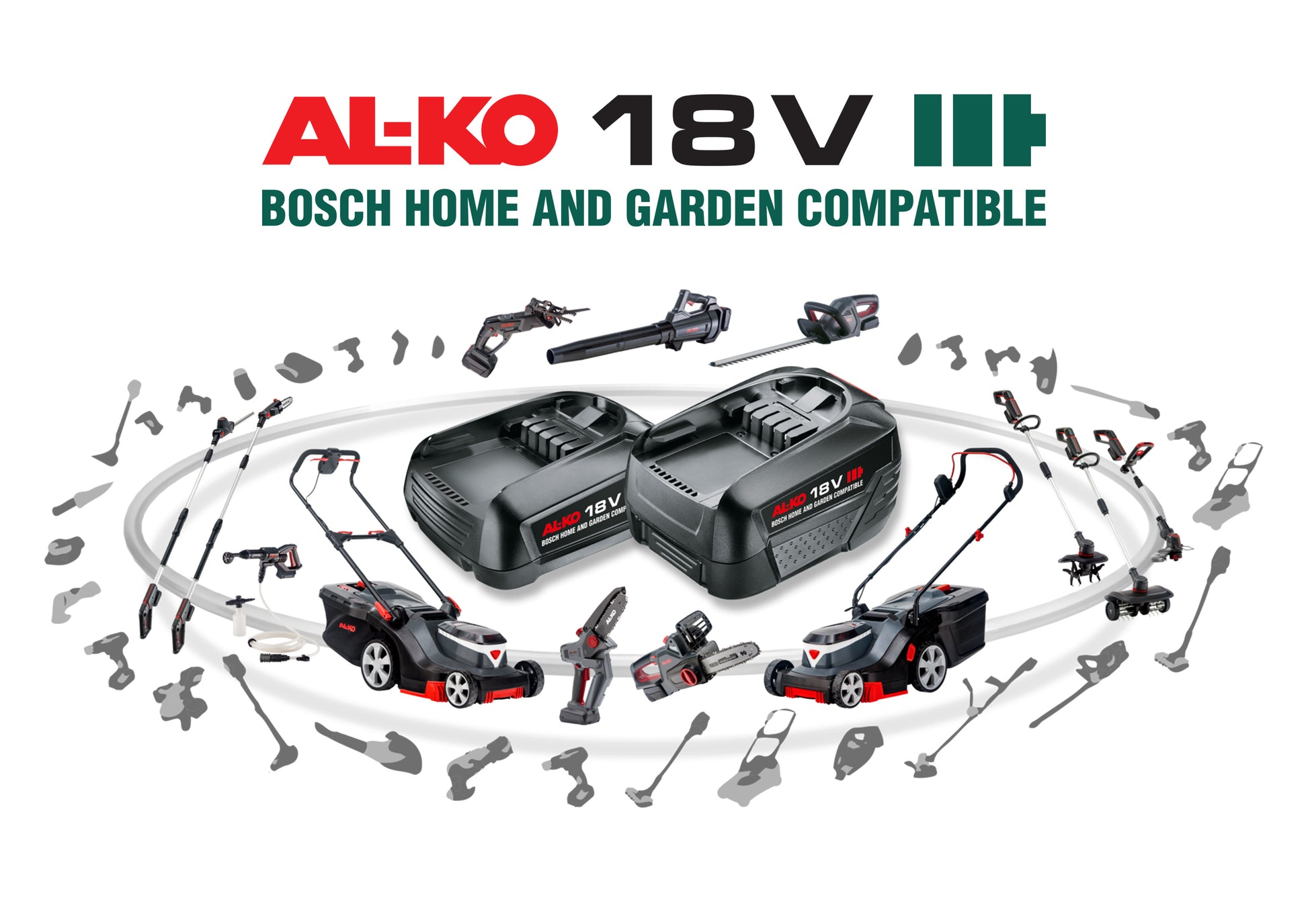 AKKU-SPINDELMÄHER 38.4 LI HM COM (SET) mit Akku + Ladegerät