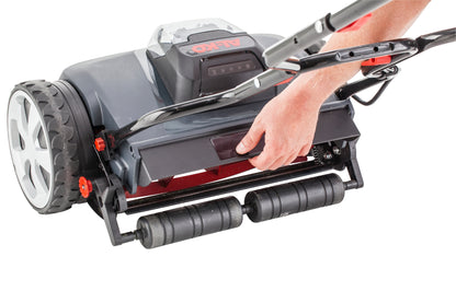 AKKU-SPINDELMÄHER 38.4 LI HM COM (SET) mit Akku + Ladegerät