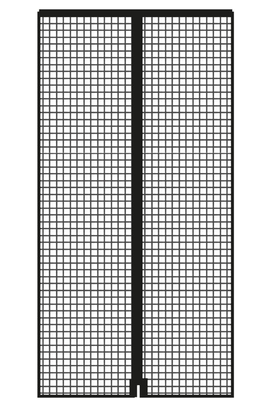 Schellenberg Fliegengitter-Magnetvorhang 90 x 210 cm | anthrazit