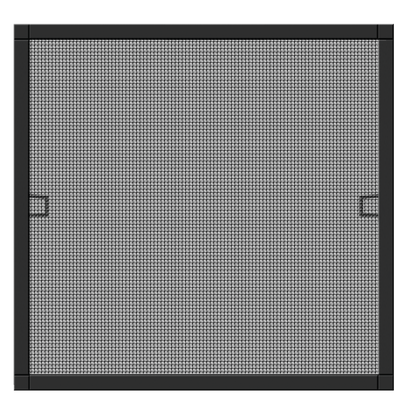 Schellenberg Insektenschutzfenster "PLUS" 100 x 120 cm mit Alurahmen | anthrazit