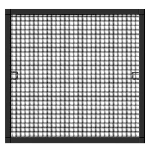 Schellenberg Insektenschutzfenster "PLUS" 100 x 120 cm mit Alurahmen | anthrazit
