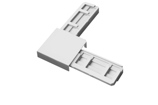 Schellenberg Eckverbinder-Set für "PLUS" -Rahmen | weiß