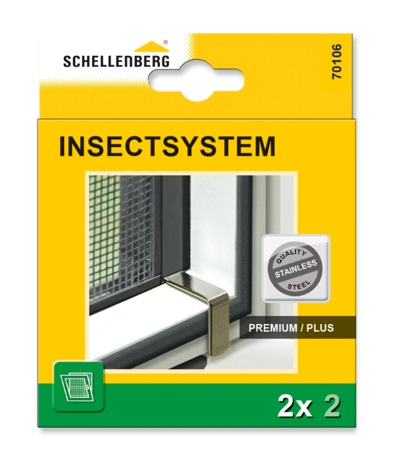 Schellenberg Insektenschutz-Einhängefeder für "PLUS" und "PREMIUM" | 4 Stück