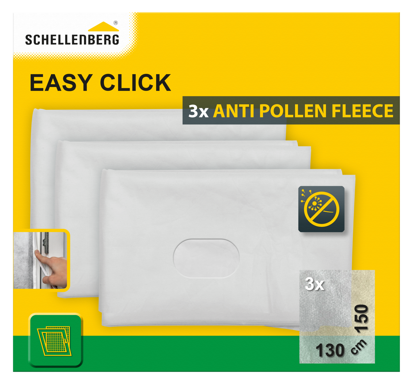 Set Pollenvlies 130x150cm fürSIMPLY-Click IS-Fenster
