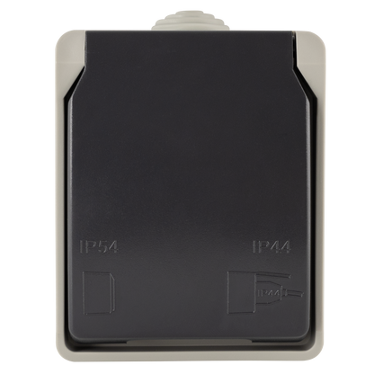 REV Aquabase Steckdose Aufputz | IP44