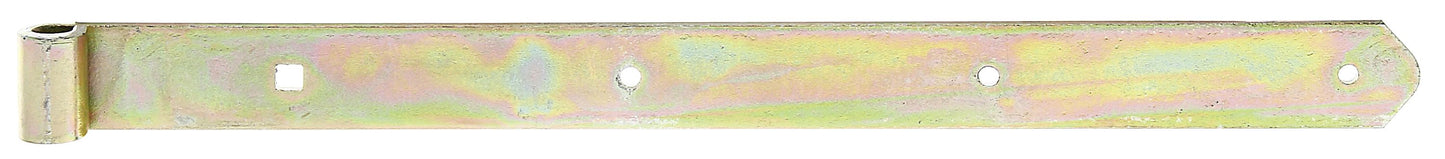 Ladenband, gerade/abgerundet, Ø13x500x40x5 mm, gbvz. 500x13x40 mm, vz bunt chrom.