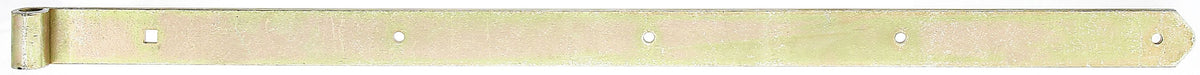 Ladenband, gerade/abgerundet, Ø13x800x40x5 mm, gbvz. 800x13x40 mm, vz bunt chrom.