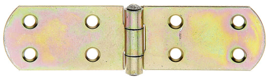 Franz. Kistenband gbvz., 135x35x2 mm 140x35 mm, vz bunt chrom.
