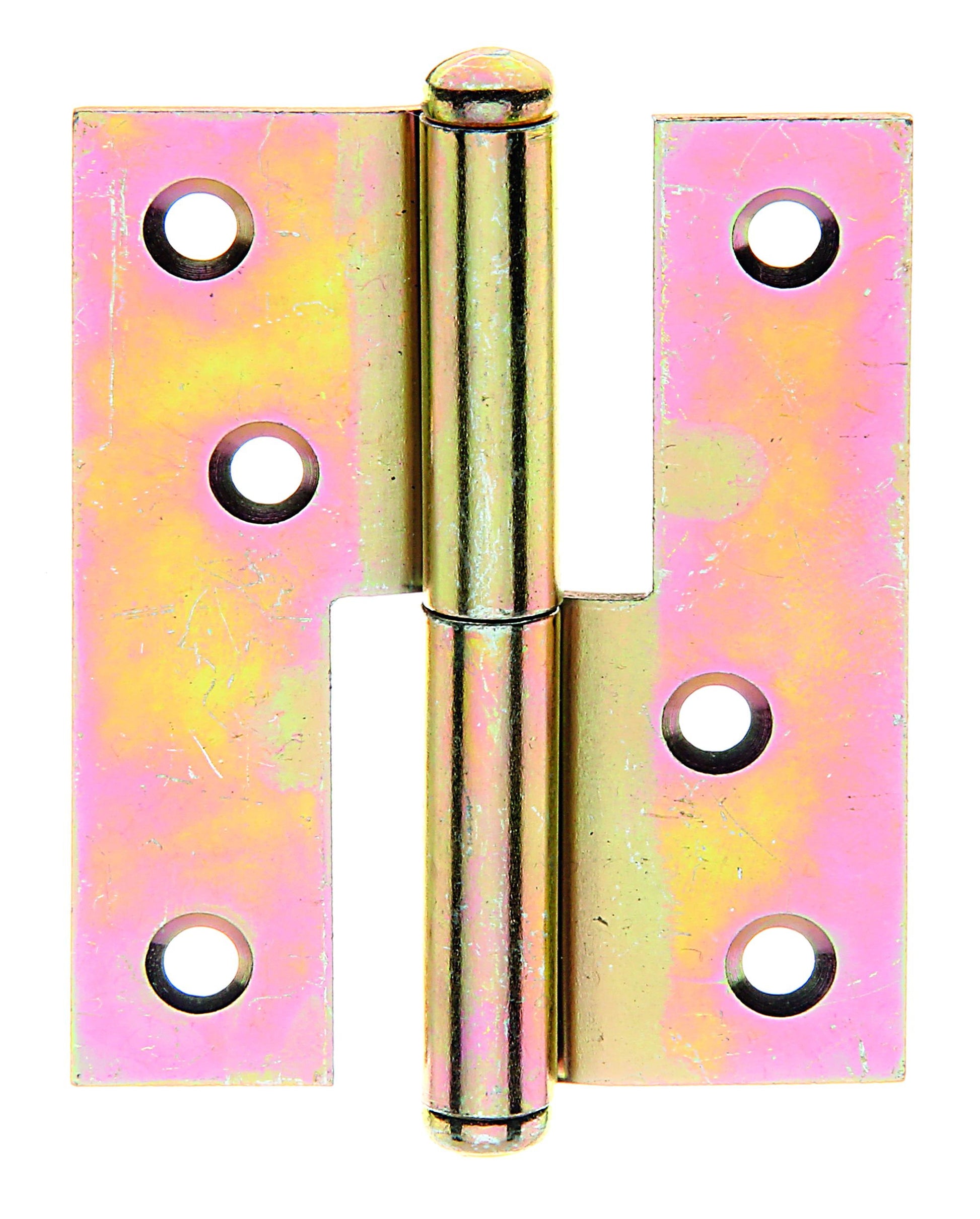 Aushebescharnier links Scharnier 65x80 mm gelbverzinkt 
