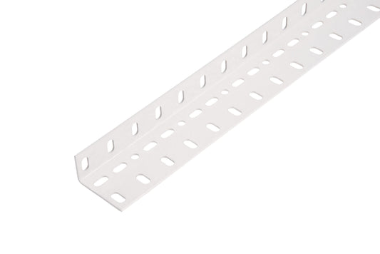 Conceptor Winkelprofil Stahl, 25x45x1,5 / 1 m, weiß-besch. 25x45x1,5 / 1 m, weiß-besch.
