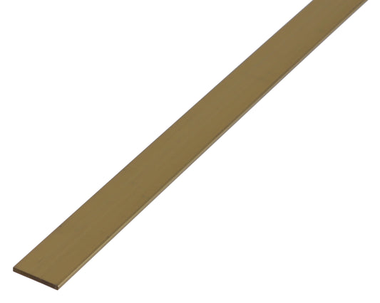 Flachstange Messing, 10x2,0 mm, 1m 1000x10x2,0 mm