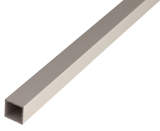 Vierkantrohr Alu-silberf-elox., 30x30x2,0mm, 1m 1000x30x30x2,0mm,silberf.elox.