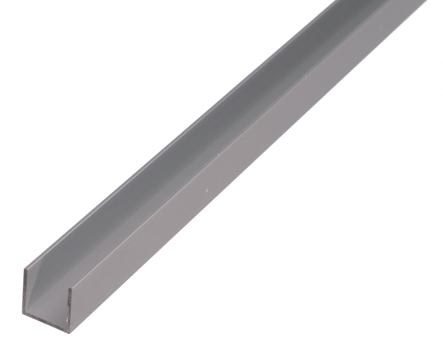 U-Profil Alu-silberf-elox., 25x25x2 mm, 1m 25x25x25x2/ 1m, silb.elox