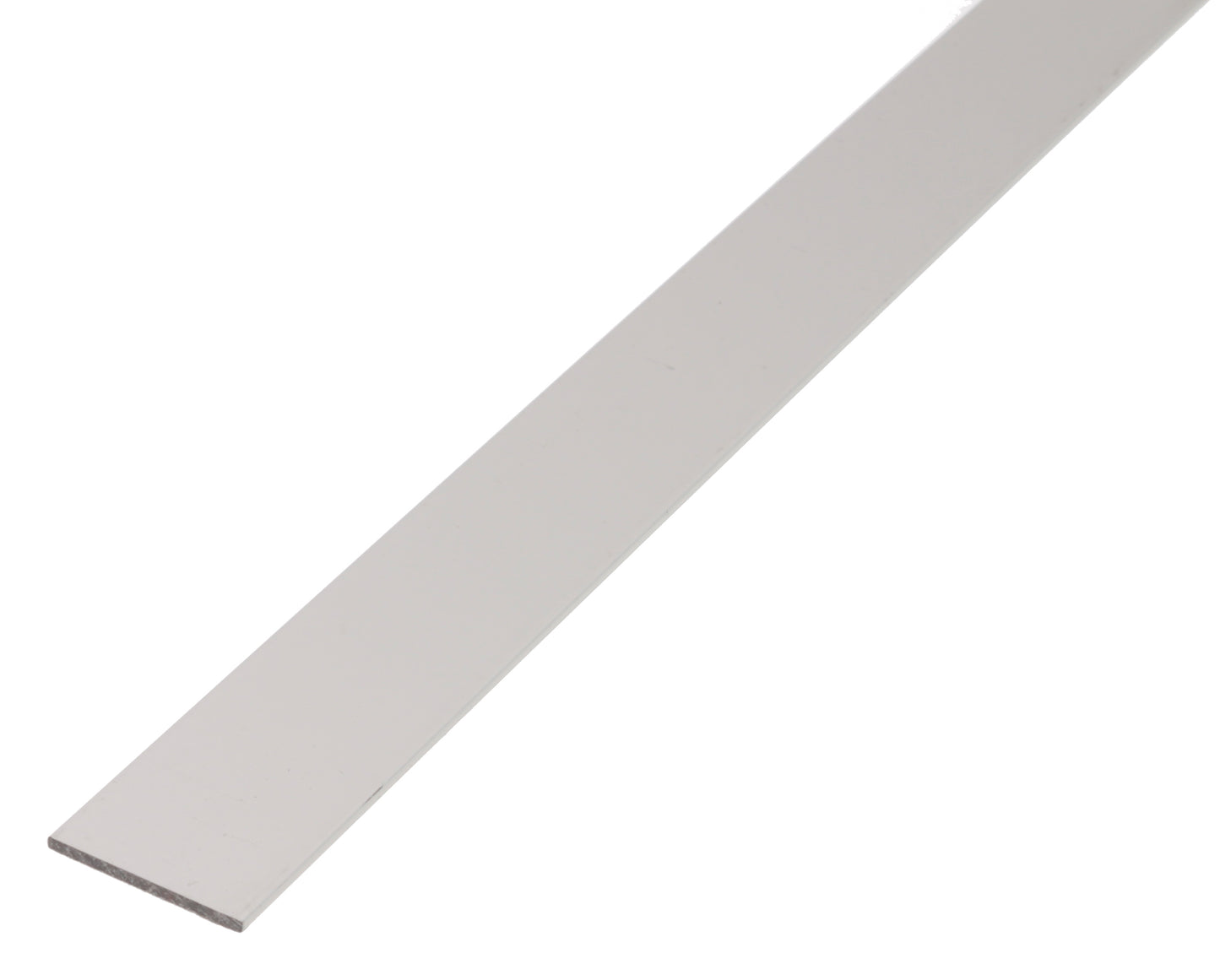 Flachstange Alu-silber-elox., 20x2 mm, 1 m Alu silberfarbig eloxiert