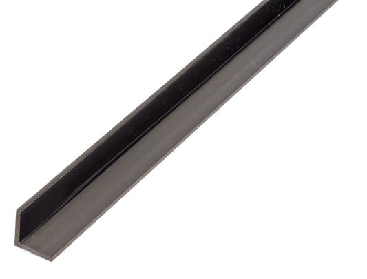 Winkelprofil Kunstst. schwarz, 25x25x1,8mm, 1m Kunststoff schwarz