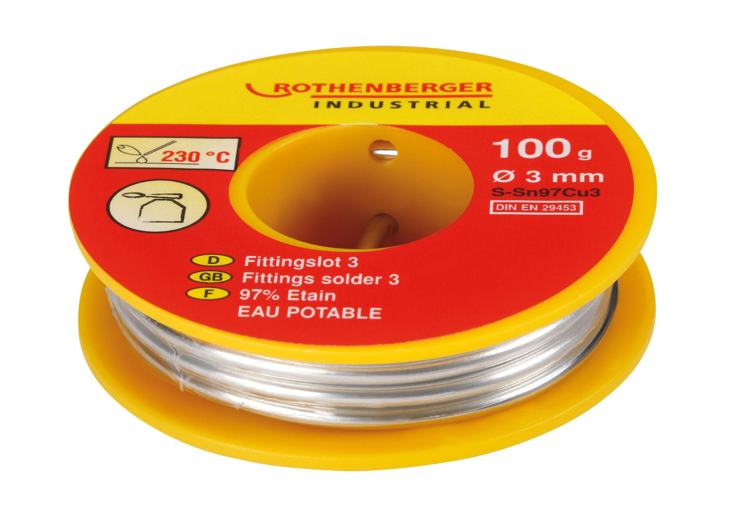 Rothenberger FITTINGSLOT 3, L-SN CU3, 100 GR. 100 g