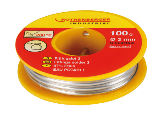 Rothenberger FITTINGSLOT 3, L-SN CU3, 100 GR. 100 g