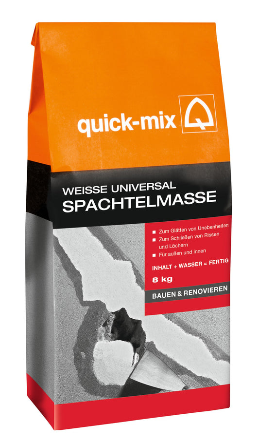 quick-mix Weiße Universalspachtelmasse 8 kg 8 kg