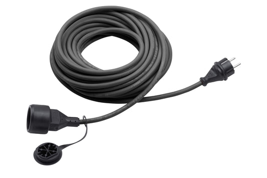 Verlängerungskabel IP44 schwarz 25m