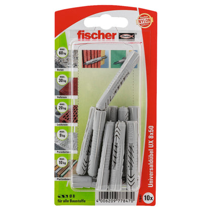 Fischer Universaldübel UX 8x50 | 10 Stück