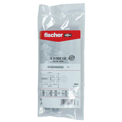 Fischer Dübel S14 ROE 135 | 4 Stück