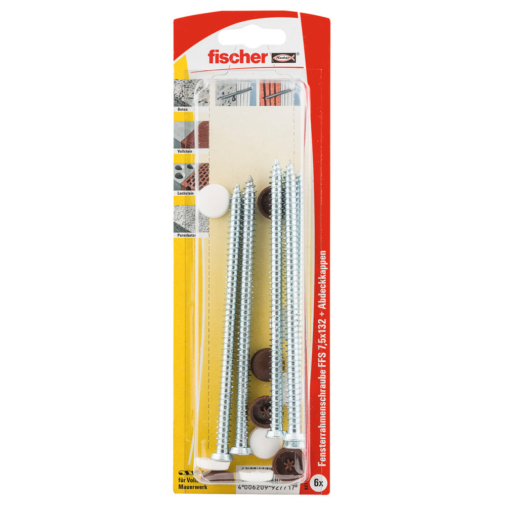 fischer Fensterrahmenschraube FFS 7,5 x 132 T30 FFS 7,5x132 K (6 St.)