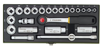 PROXXON-Steckschlüsselsatz, 3/8'' (24-teilig) 24-tlg.