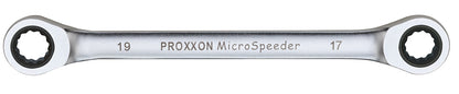 PROXXON-Doppelring-MicroSpeeder 17 x 19 mm Ratschenschlüssel 17 x 19 mm