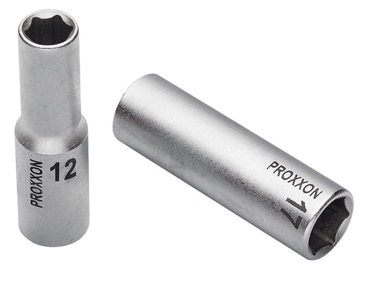 1/2'' Tiefbett-Steckschlüssel- einsatz, 10 mm